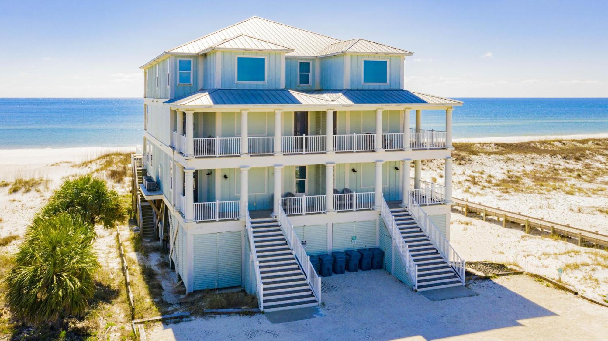 Castle In The Sand East West 2 Properties - 18 Bedrooms Orange Beach Exterior photo
